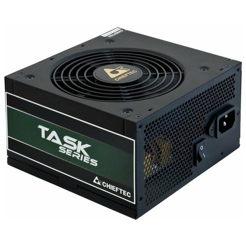 Блок питания для компьютера Chieftec Task TPS-600S (ATX 2.3, 600W, 80 PLUS BRONZE, Active PFC, 120mm fan) Retail