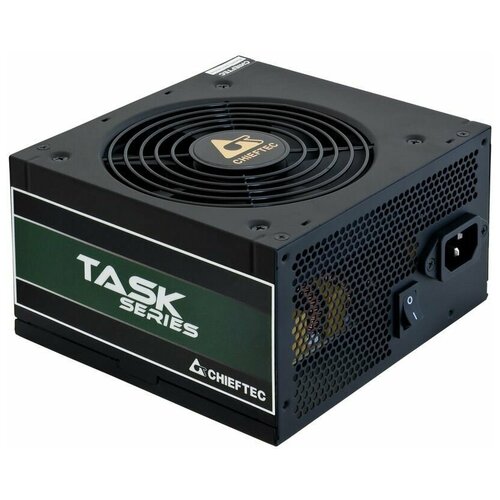 Блок питания для компьютера Chieftec Task TPS-600S ATX 23 600W 80 PLUS BRONZE Active PFC 120mm fan Retail 823500₽