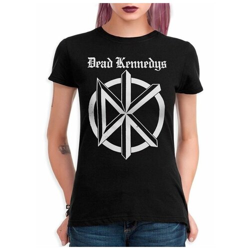 Футболка Design Heroes Dead Kennedys Женская Черная 2XL