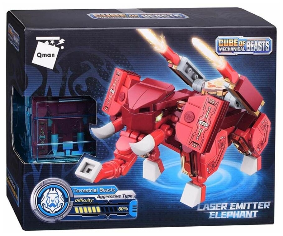 Конструктор робот динозавр для мальчиков, красный — фото 1