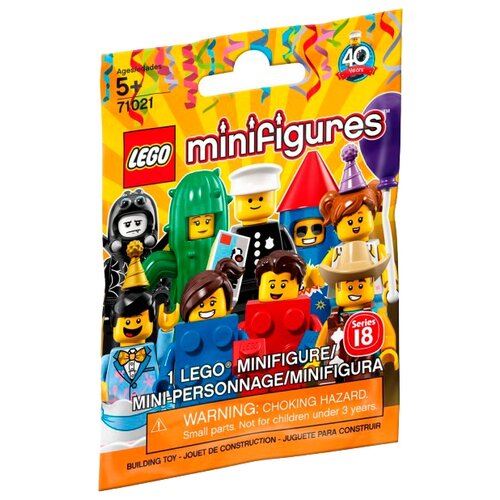 конструктор lego collectable minifigures 71011 серия 15 8 дет Конструктор LEGO Collectable Minifigures 71021 Серия 18, 5 дет.