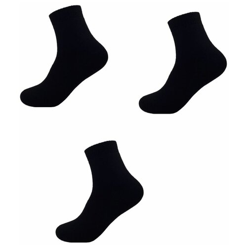 Носки NAITIS 3 пары, размер 20-22, черный носки naitis 3 пары размер 27 черный