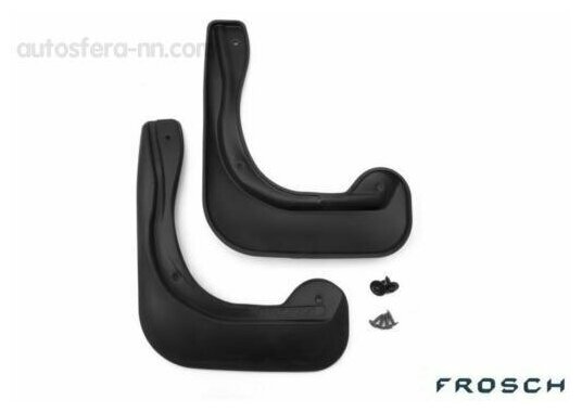 FROSCH NLF3821F10 NLF.38.21. F10_брызговики передние! 2 шт. (полиуретан)\Peugeot 408 седан 12>