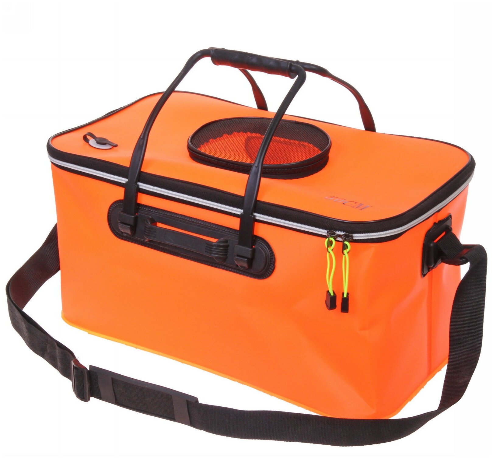 фото Ведро складное туристическое с крышкой 35л 25*50*28см