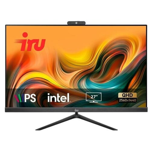 Моноблок IRU Office 27IH5P2K 27 QHD i5 11400 26 16Gb SSD512Gb UHDG 730 Free DOS GbitEth WiFi BT 120W Cam черный 2560x1440 7219100₽