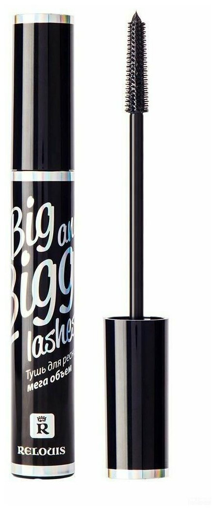 Relouis Тушь для ресниц Big and Bigger lashes, Мега объем, 10 гр