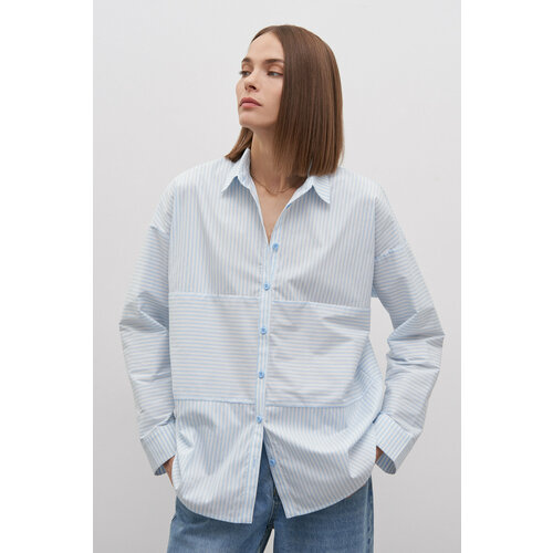 Блуза FINN FLARE, размер XL, голубой