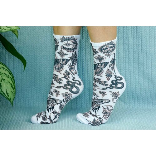 фото Носки шерстянки, размер 35/38, красный