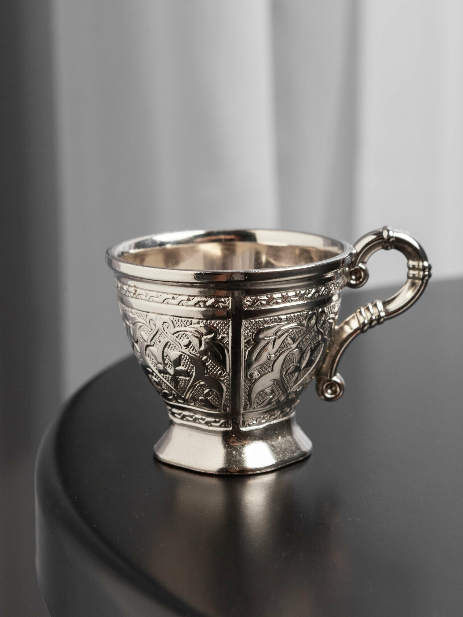 Сервиз чайный подарочный с кувшином серебро на 6 персон