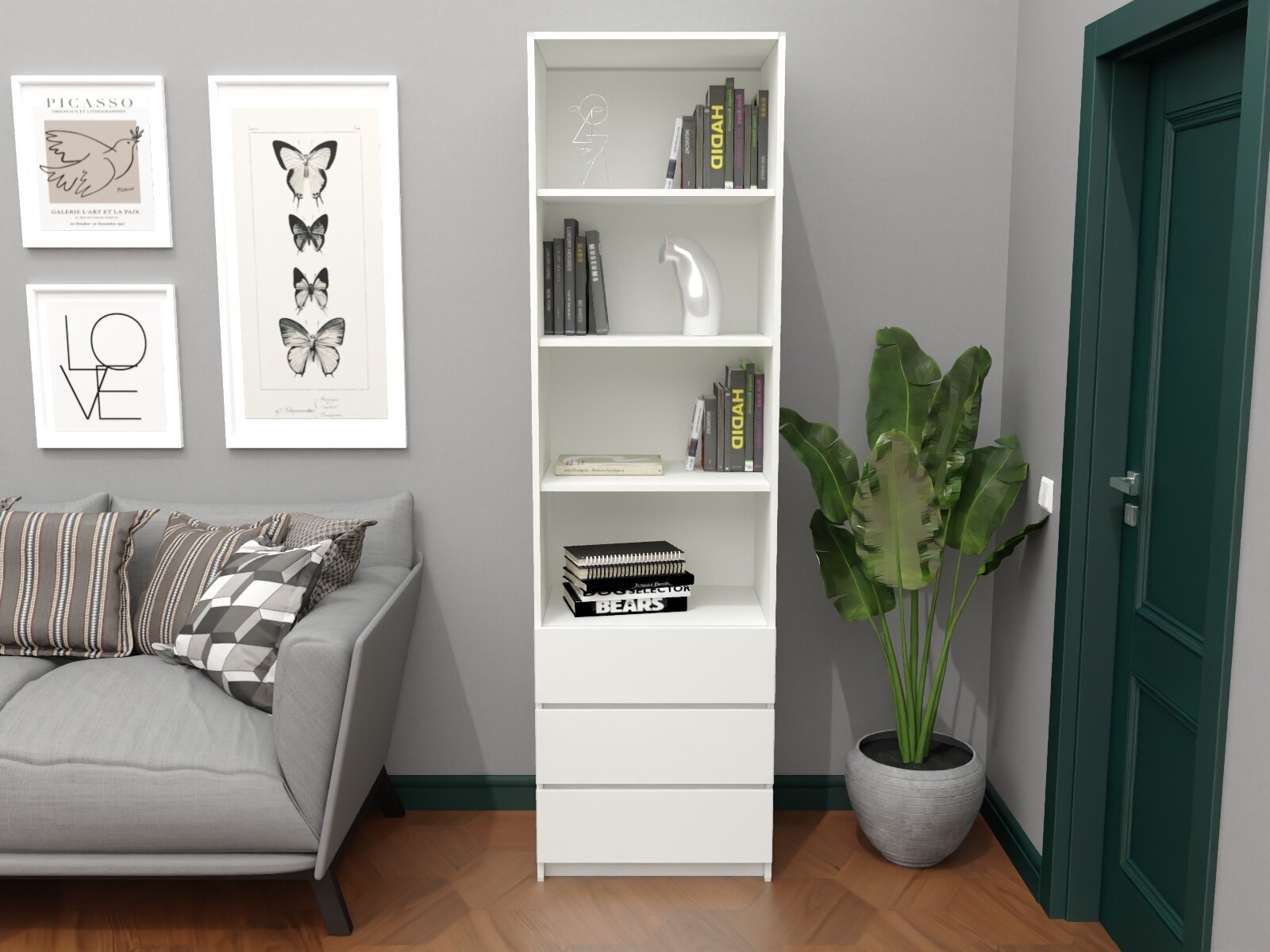 фото Стеллаж Атланта Light СА600 Белый