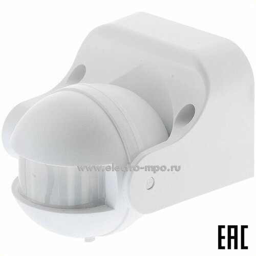 Датчик движения LX-39 макс мощность 1200Вт 180 град 12м белый IP44 Camelion 912₽