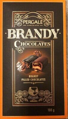 Конфеты из темного шоколада с Brandy Chocolaters Pergale 190 г (Из Литвы)