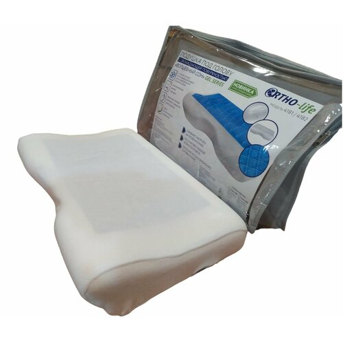 Подушка под голову с охлаждающим эффектом ортоппедическая 4182, 50/32 см