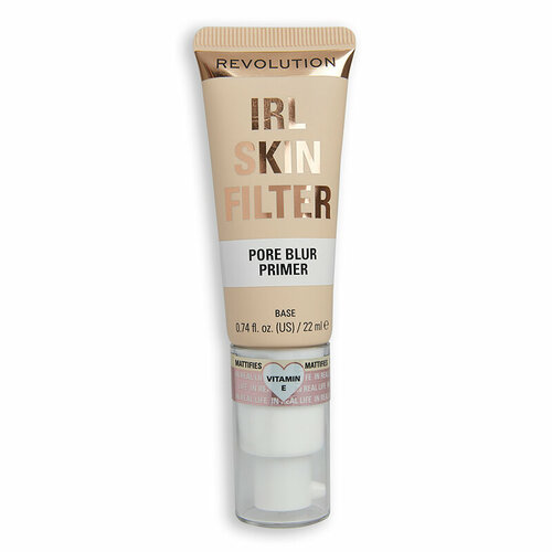тональное средство revolution makeup тональная основа irl filter longwear foundation Праймер выравнивающий Makeup Revolution IRL Skin Filter Pore Blur