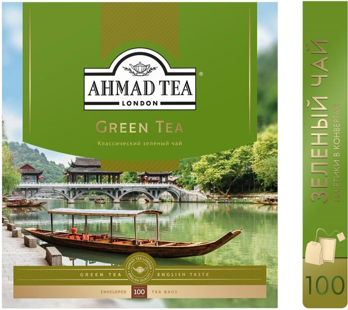 Чай зеленый Ahmad Tea 100*2г