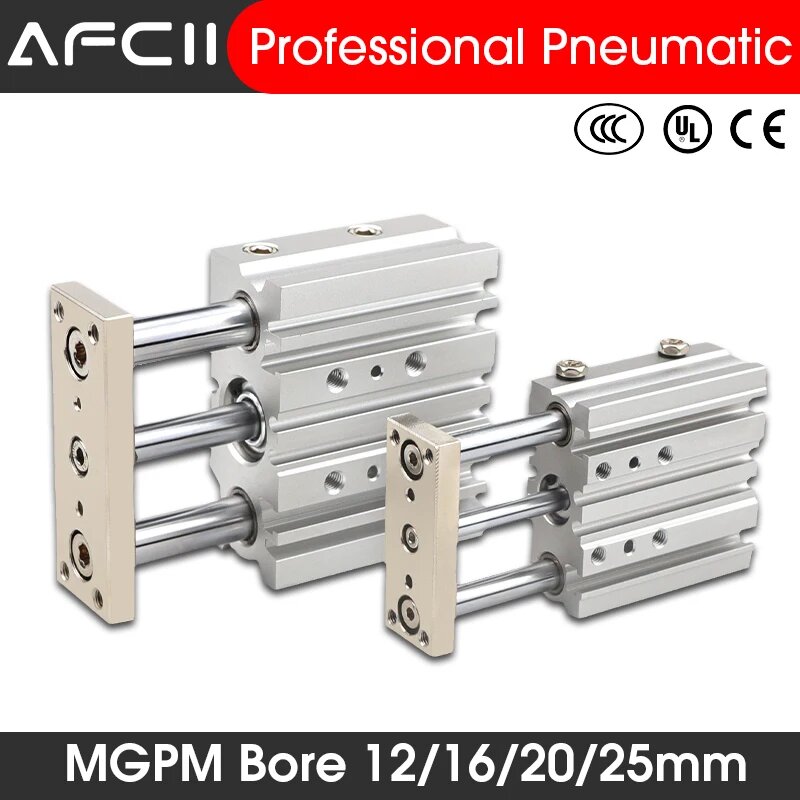 Пневматический цилиндр SMC MGPM ход 10200 мм Stroke 75mm Bore 20mm