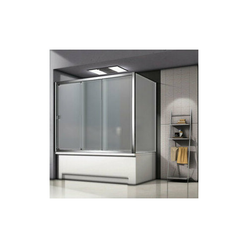 Шторка для ванны Good Door Screen WTWSP 140х75х140 матовая Grape хром 40343₽