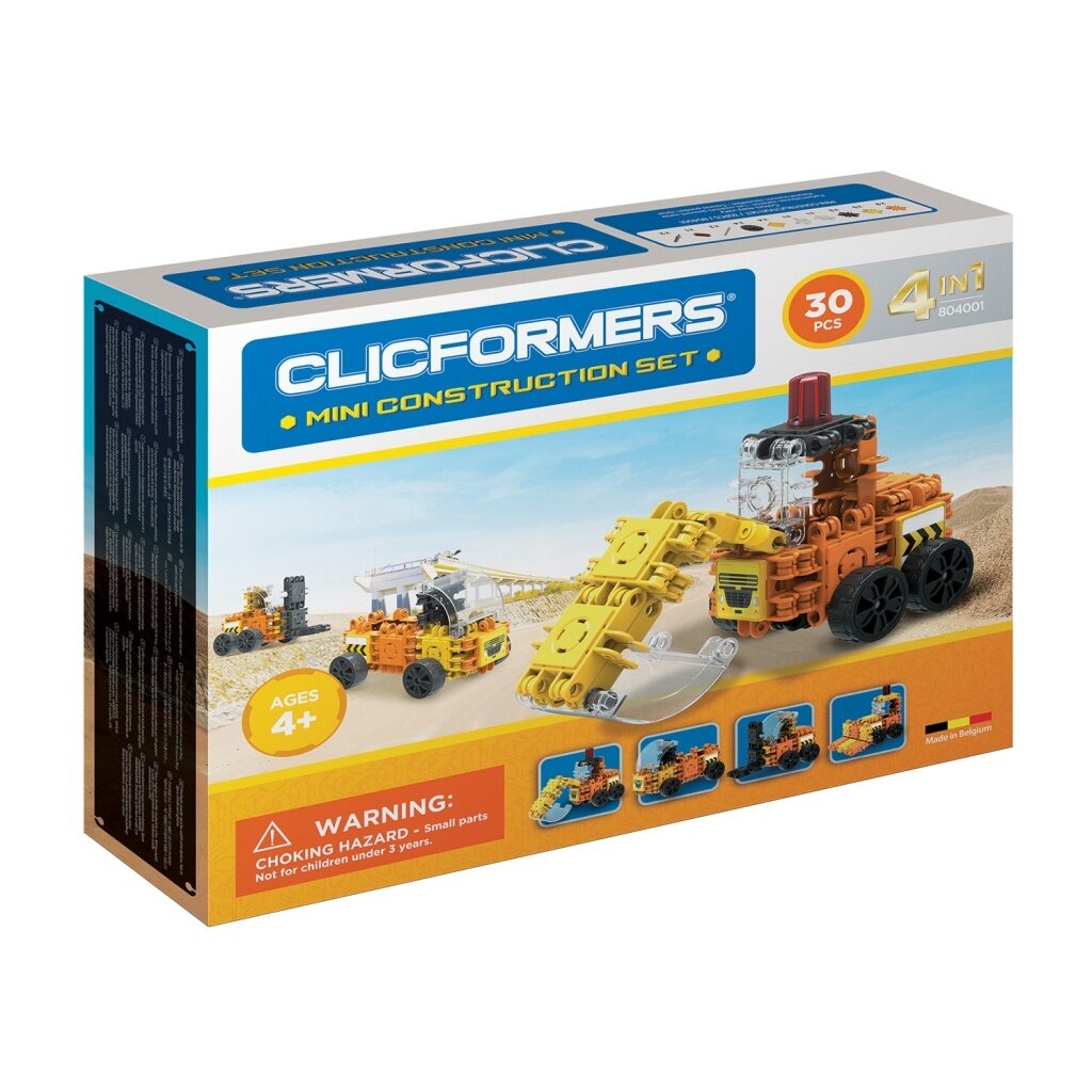 Конструктор Clicformers Construction set mini, 30 деталей (804001)