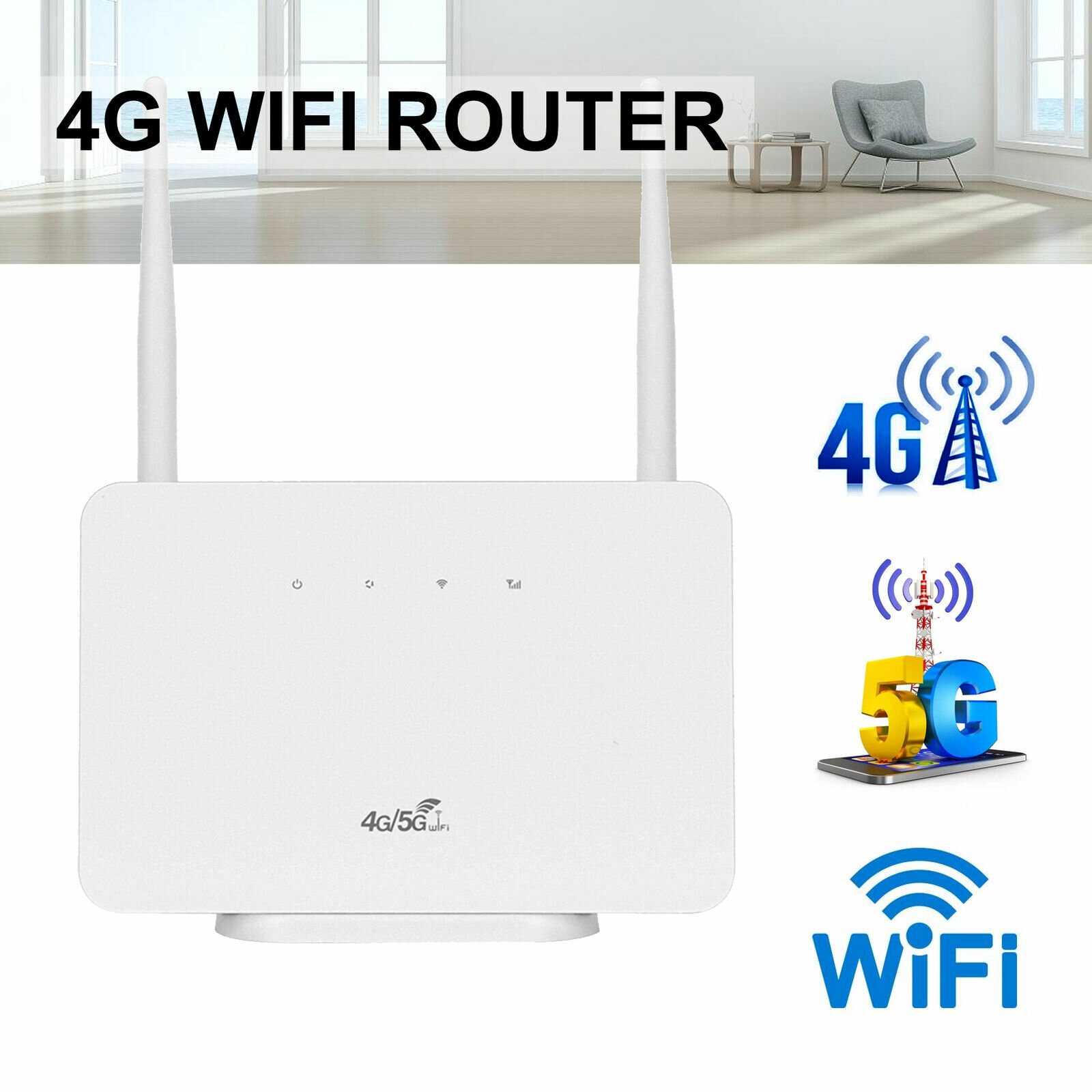 4G LTE CPE 3G WiFi-роутер с двумя антенами и поддержкой USB-модемов