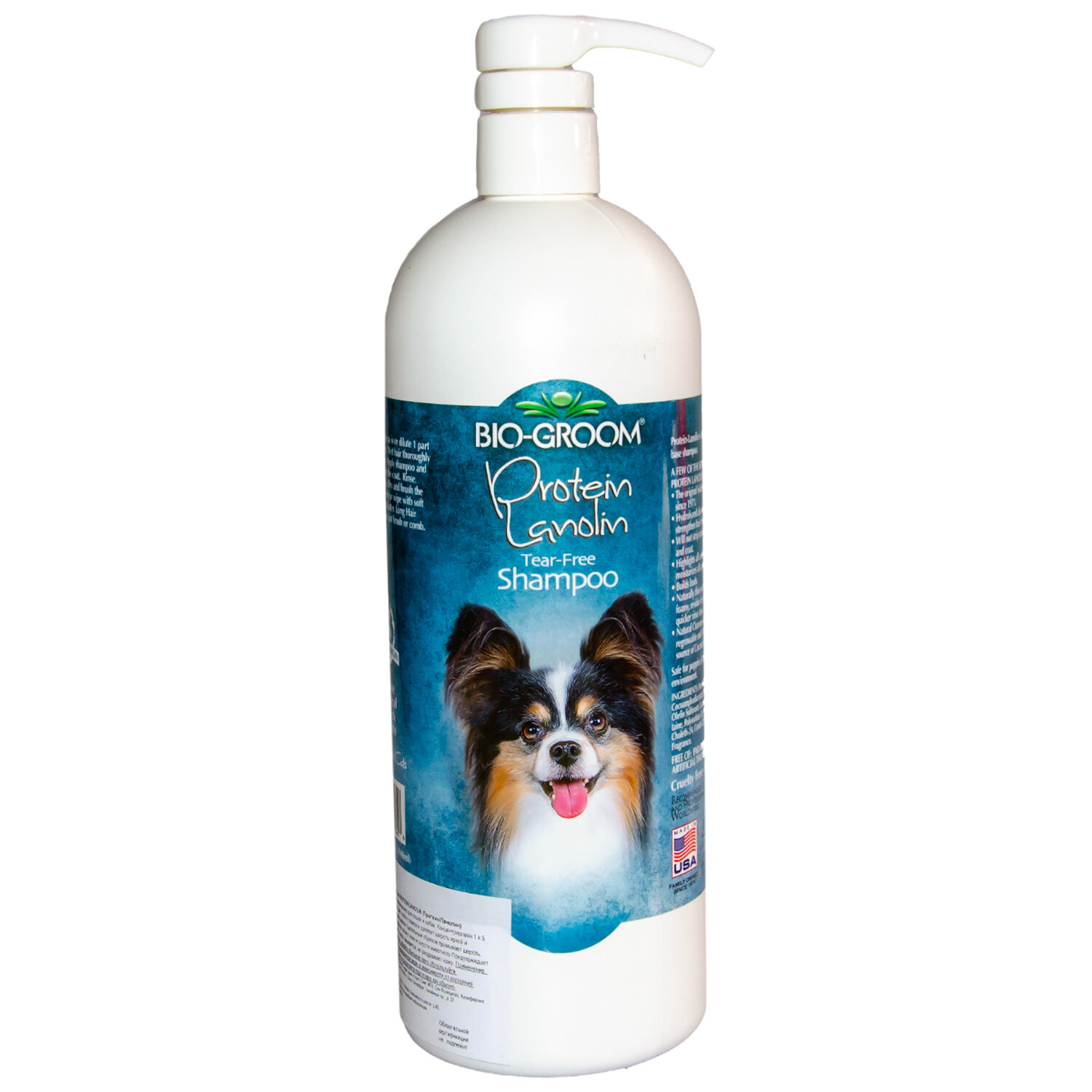 Bio-Groom Protein/Lanolin увлажняющий шампунь с ланолином без сульфатов 946 мл