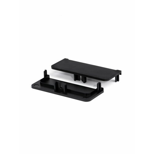 Заглушка глухая для U-образного профиля GOLA 8007 №22(черный)(L+R)