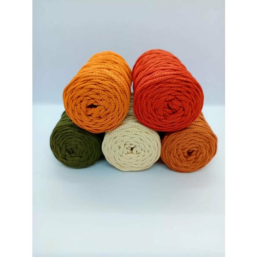 Подарочный набор шнуров для вязания 5 шт , 3 мм (№30)