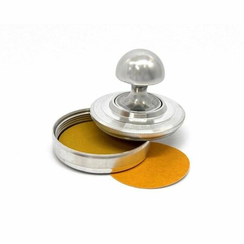 Вега 42КП Металлическая оснастка для печати с кнопкой и встроенной штемпельной подушкой диаметр печати 42 мм 1815₽