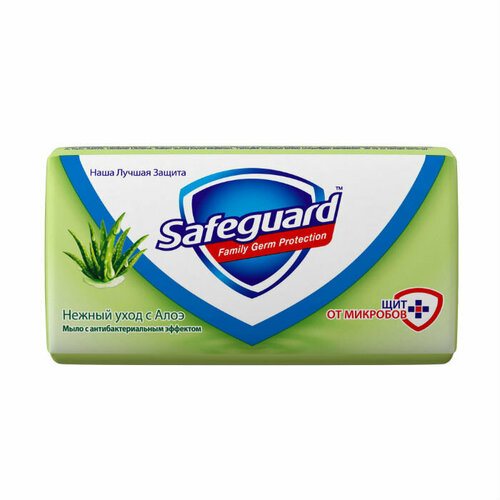 Safeguard Мыло с алоэ 90 г 1 шт