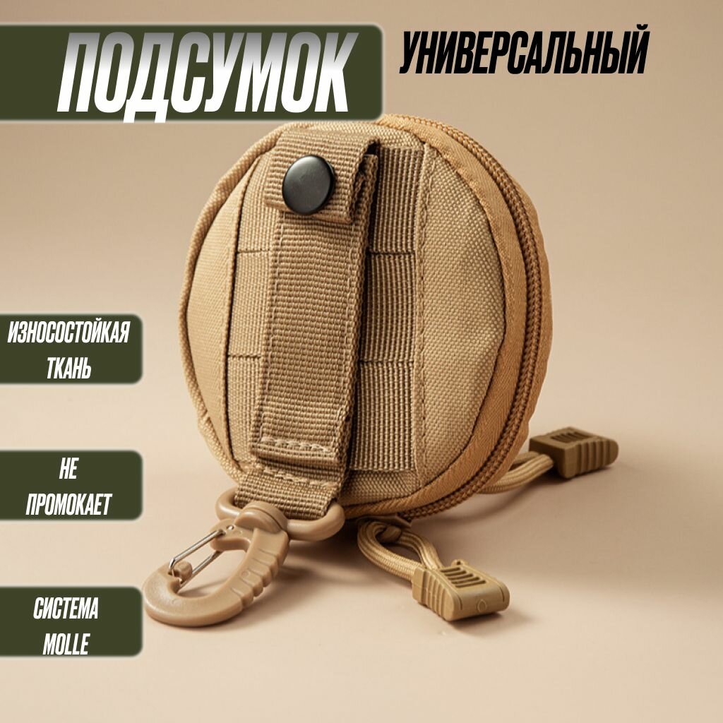 фото Подсумок тактический Олива Для ключей, карт, денег