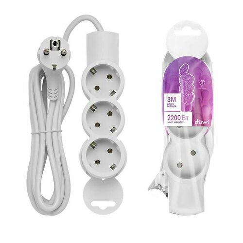 Удлинитель 3х3м с заземл ПВС 3х075 REV 32005 2 557₽