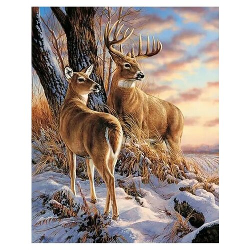 Алмазная мозаика Олени 1175₽