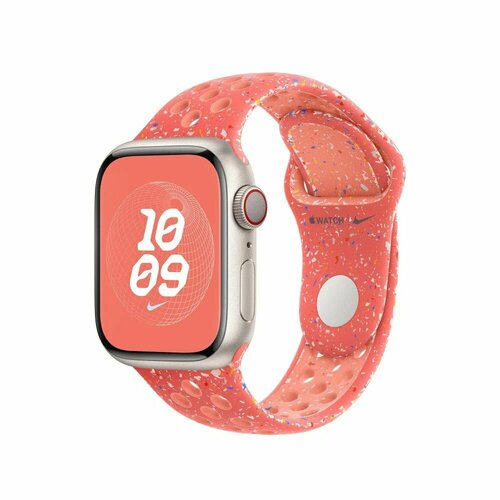 Ремешок Apple Watch Magic Ember Nike Sport Band (2023), 41mm - M/L красный, оранжевый, размер L (запястье 160–180 мм), М (запястье 150–160 мм)