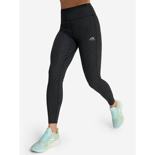 фото Легинсы athlex, размер 46, черный