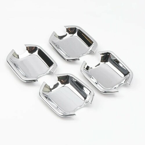 Для Mitsubishi Pajero V80 V93 V95 V97 V98 2007-2021 хромированные наружные дверные ручки и ручки чаши крышка рамы отделка автомобиля Стайлинг Handles Bowls 1515₽