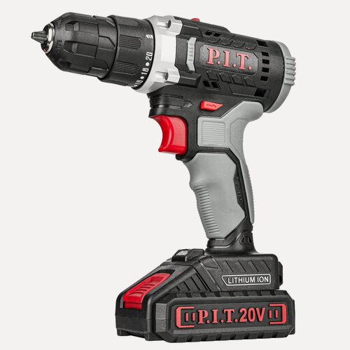 Изображение товара Дрель-шуруповерт аккум. PIT PSR18-D5 20В (2*1,5Ач) 30Нм, кейс с органайзером + оснастка