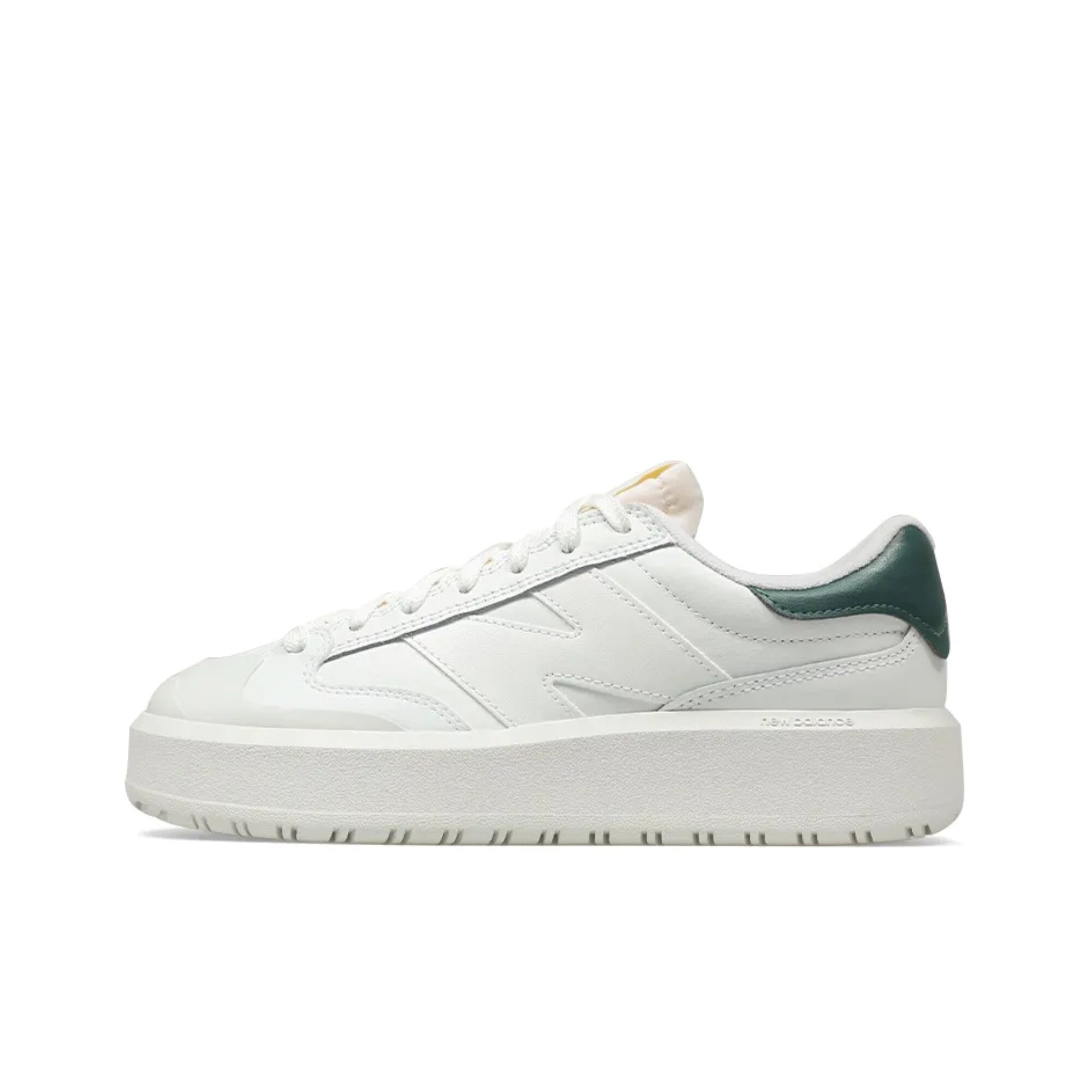Кеды New Balance CT302, полнота D, размер 235 mm | EU 38 | RU 37, белый-зеленый