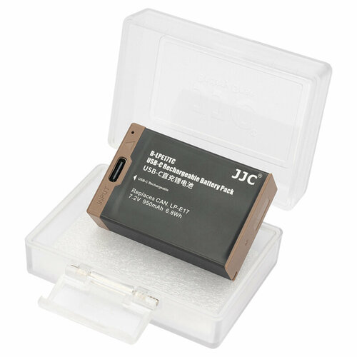 Аккумулятор JJC B-LPE17 (Type-C, 950 mAh, 7.2 V) литий-ионный