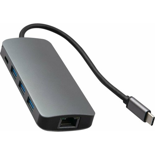 Адаптер moonfish Multiport Type-C 8 in 1 для ноутбука серый MNF21332 6000₽