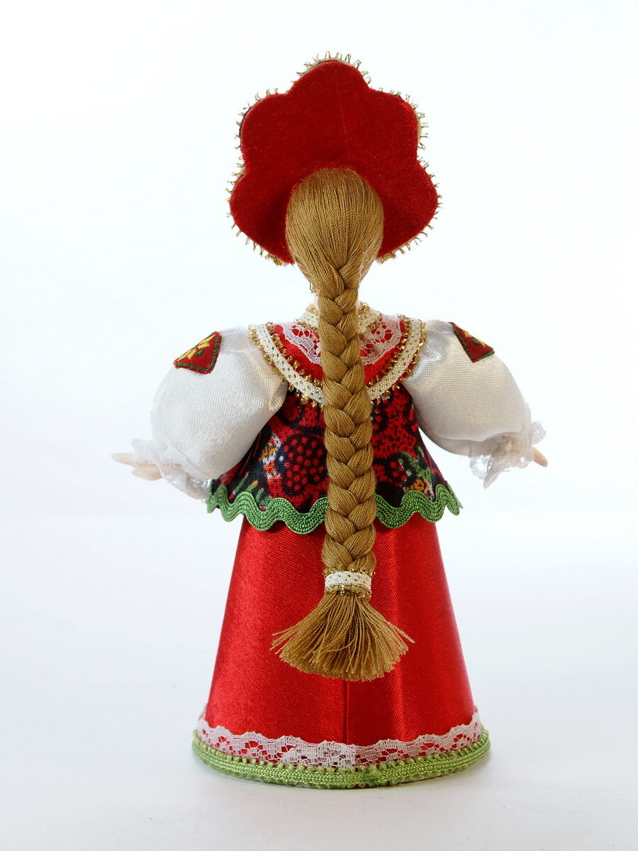 Кукла коллекционная в девичьем русском костюме — фото 1