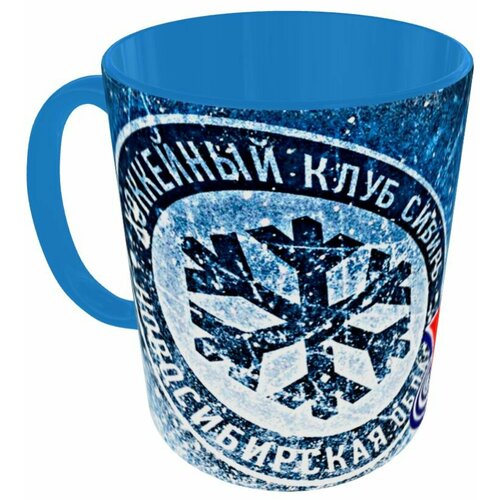 ХК Сибирь, Кружка (Бокал) премиум класса Хоккейный клуб Сибирь / Новосибирск / Идеальный бокал, для идеального болельщика, идеального клуба/ Авторская, ручная работа, Эксклюзив, Новинка/на подарок/с принтом/ Хоккей/ 330 мл