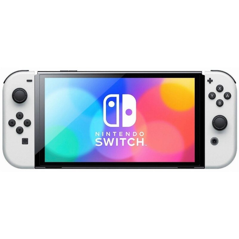 Игровая приставка Nintendo Switch (OLED model) 64 Гб, White, белый