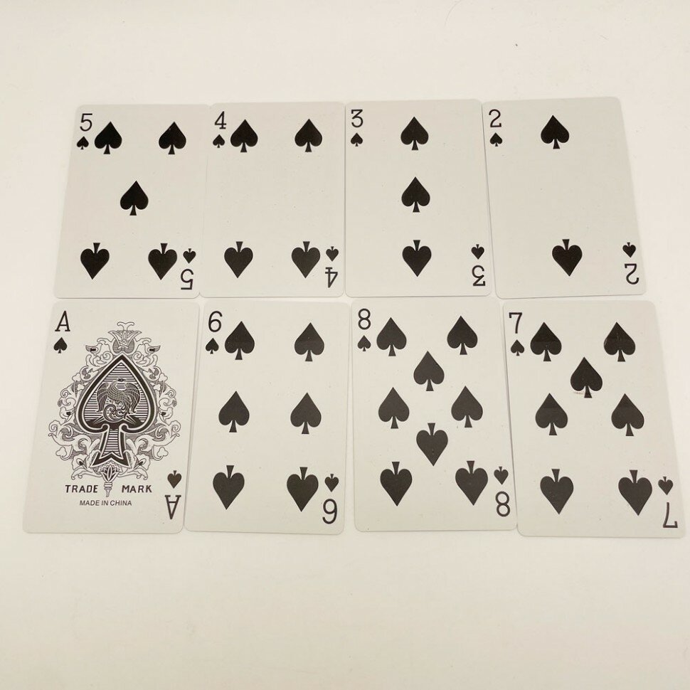 Игральные карты "Flash Royal" из пластика (54 карты) — фото 1