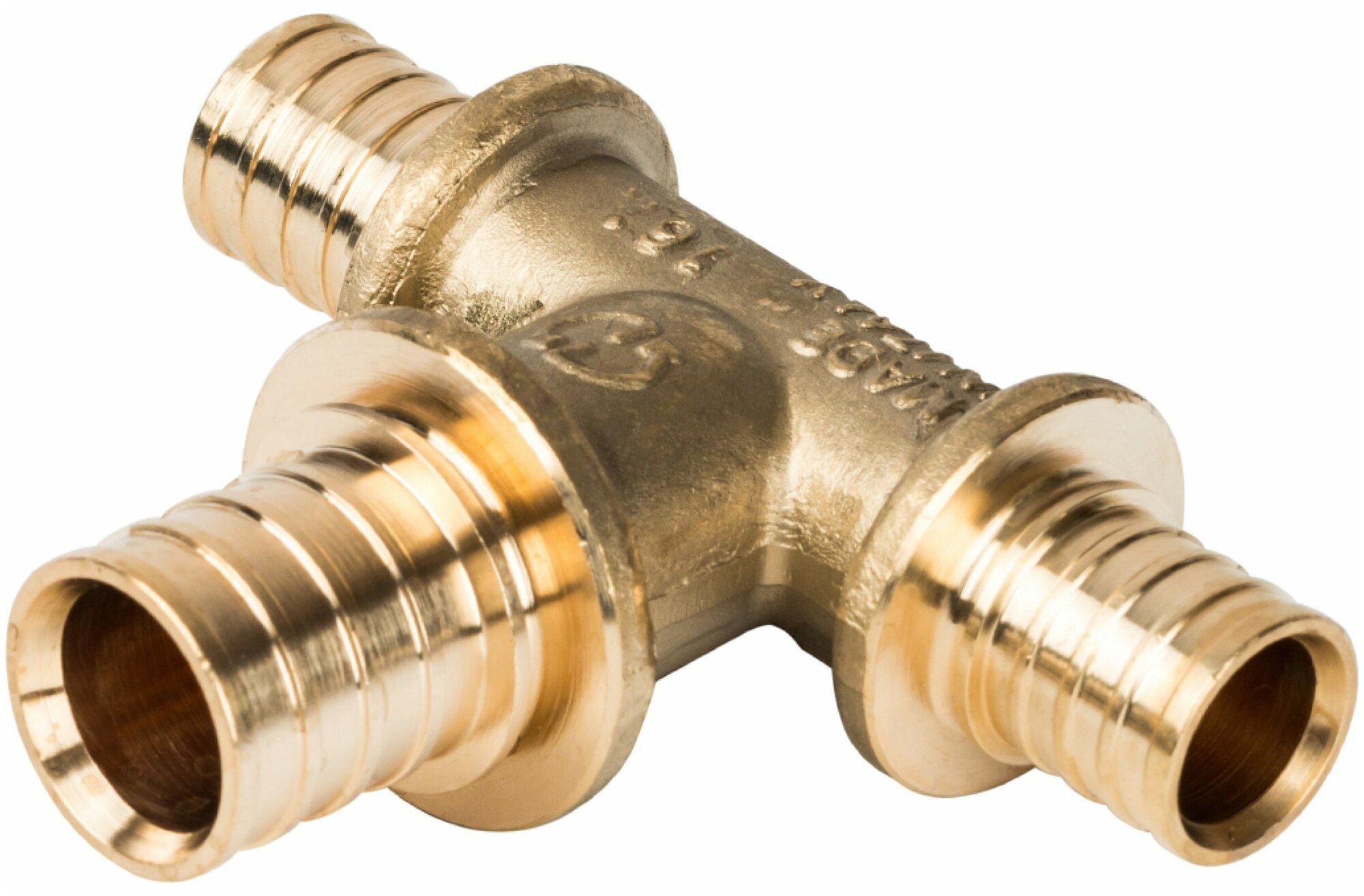 Тройник Stout (SFA-0013-000025) 25 х 25 х 25 мм латунный