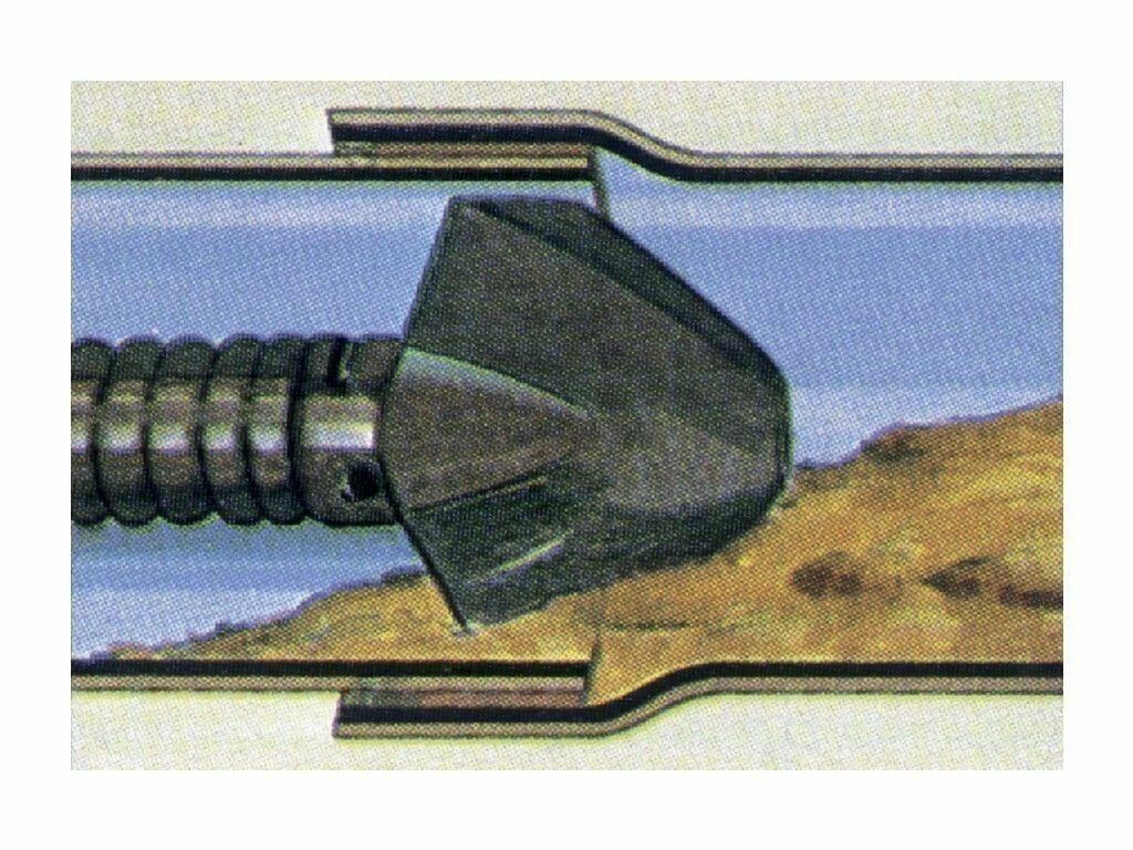 Пикообразный скребок для спирали 22 мм, Dгол.45 мм