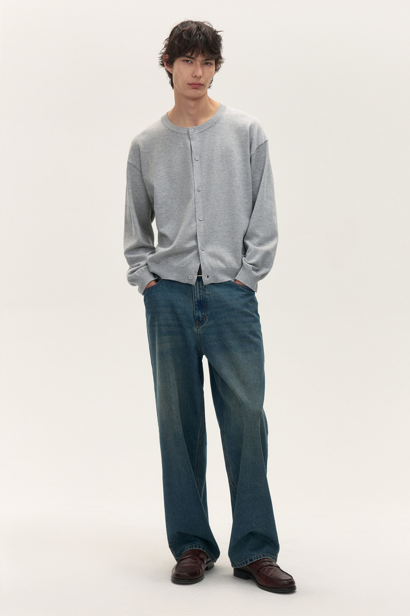 Джемпер Befree Man Urban, размер M, светло-серый — фото 1