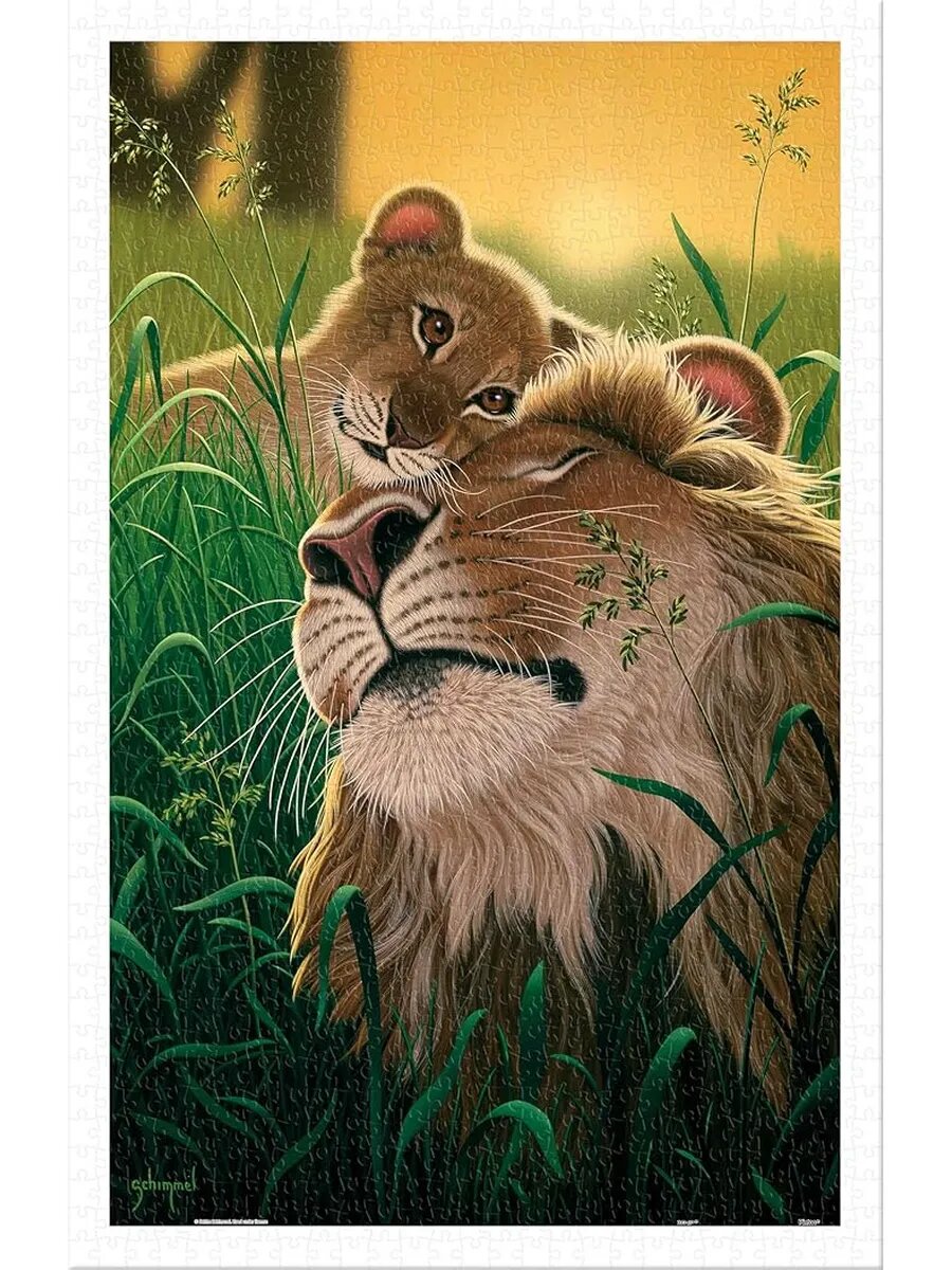 Пазлы 1000 дет. для взрослых Шим Шиммель "Отцовская любовь"