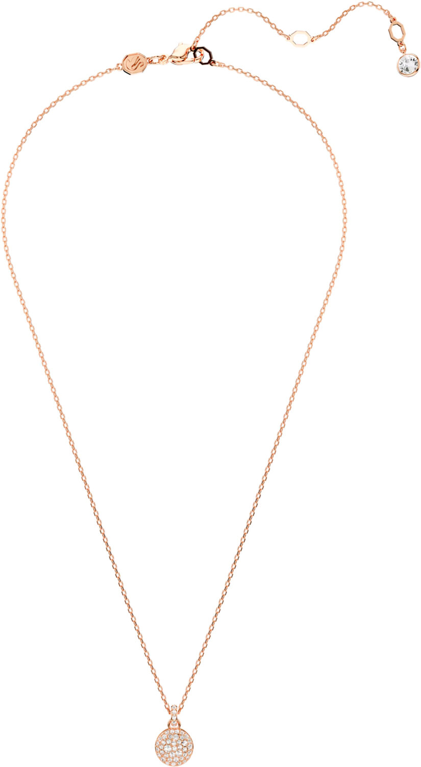 Колье SWAROVSKI, кристаллы Swarovski, длина 47 см, бесцветный, золотой — фото 1