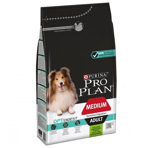 фото Сухой корм для собак Purina Pro Plan Optidigest ягненок с рисом 1.5 кг (для средних пород)