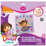 D&M Набор для создания аппликации Маленькая путешественница Dora (65134) - изображение