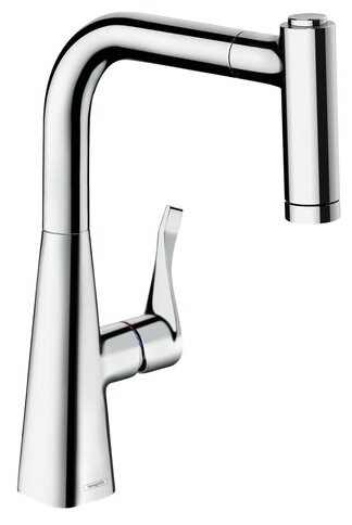 Смеситель для кухни Hansgrohe Metris M71 14834000, хром